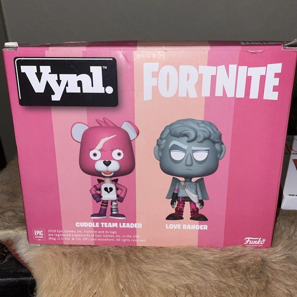 Funko: Cuddle Team Leader + Love Ranger. Vinyl Vynl Fortnite 2-Pack (2018), NIB - Picture 3 of 5